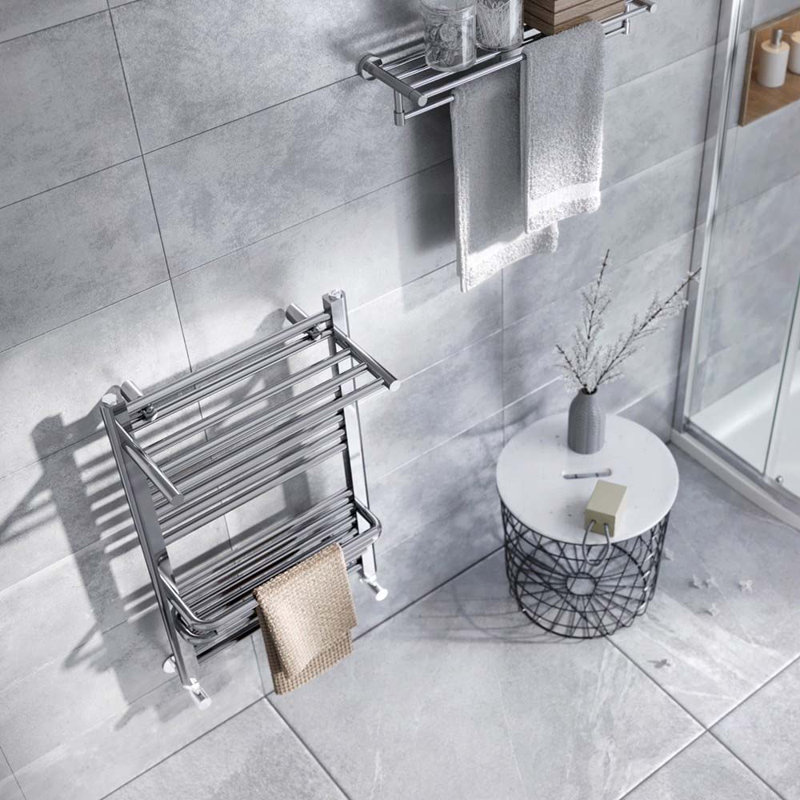 Straight Towel Rail Heated Towel Rails, Chrome