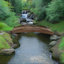 Pont de jardin en bois-98278470-98278473