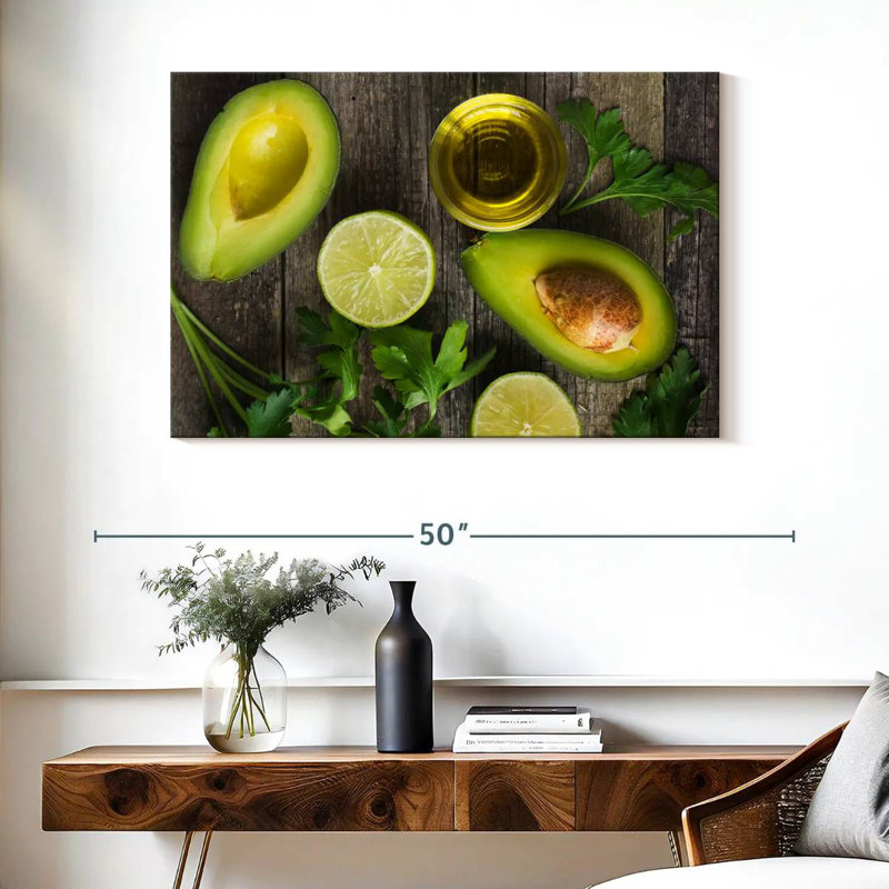 Yarlin Organic Avocados, 26" H x 39" W