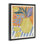 «Vase & Lemons Still Life», art mural sur toile flottante noire, design par Janelle Penner