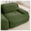 Repose-pieds en velours côtelé olive avec repose-pieds sans assemblage-363494630