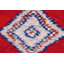 Tapis rouge marocain rouge noué à la main 3 x 6