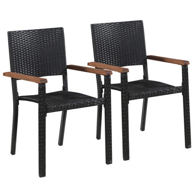 Carrollton Teak Patio Dining Armchair by Bay Isle Home