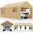 10x20 FT Heavy Duty Portable Garage 2.0, Upgrade Waterproof Canopy with 4 Roll-up-99418132