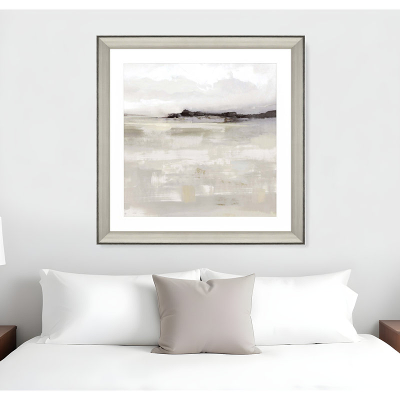 «Dylife View», reproduction d'art encadrée argentée