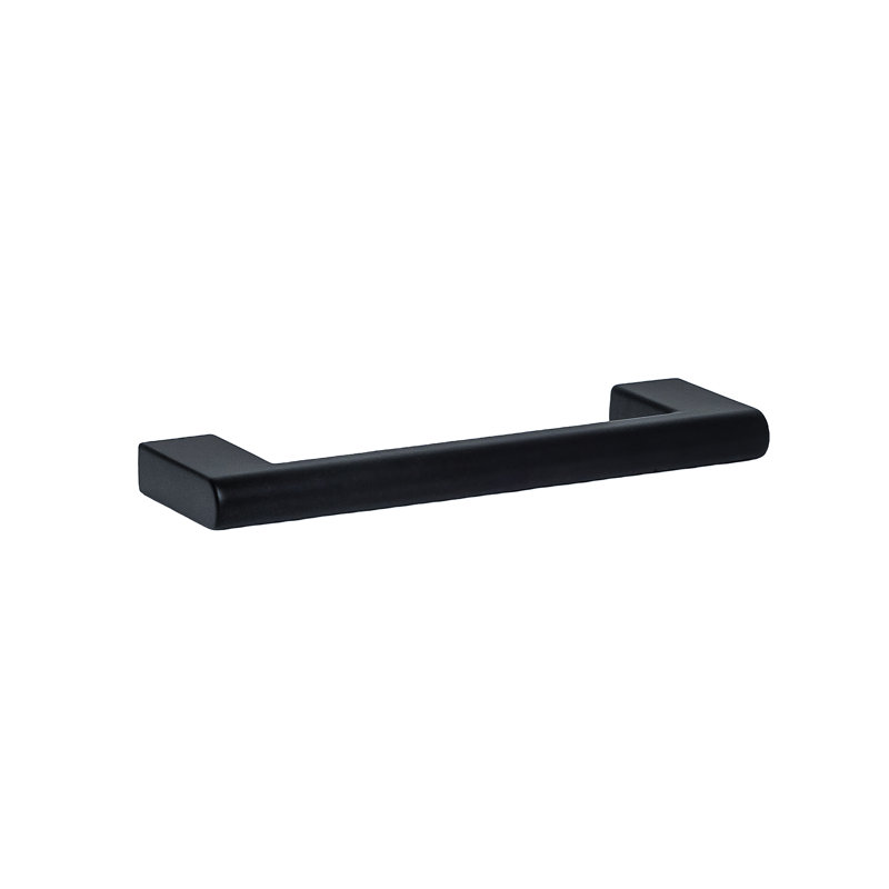 Vail 3-3/4" (96mm) Matte Black Bar Pull, Matte Black, 3.75"
