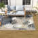 Fruitvale Floral Abstract Machine Woven Polypropylene Plastic Indoor / Outdoor Area Rug