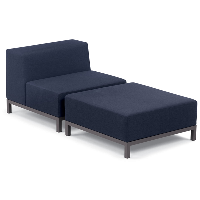 Koral Outdoor - Piece Conversation Set, No