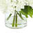 Faux Hydrangea Arrangement in Vase-525881860