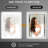 LED Bathroom Mirror with Front and Backlight Wall Mirrors  with 3 Colour Adjustment with Light LED Vanity Mirror with Anti-Fog-1685058007
