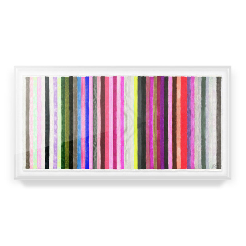 Chromatic Harmony #25 By Kristi Kohut, 35" H x 72" W, Shadow Box Acrylic
