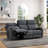 2-Piece Modern Comfortable And Overstuffed Chenille Power Reclining Living Room Set