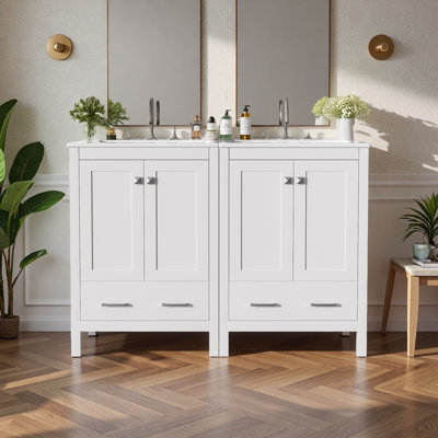 48” Bathroom Vanity With Integrated Undermount Sink