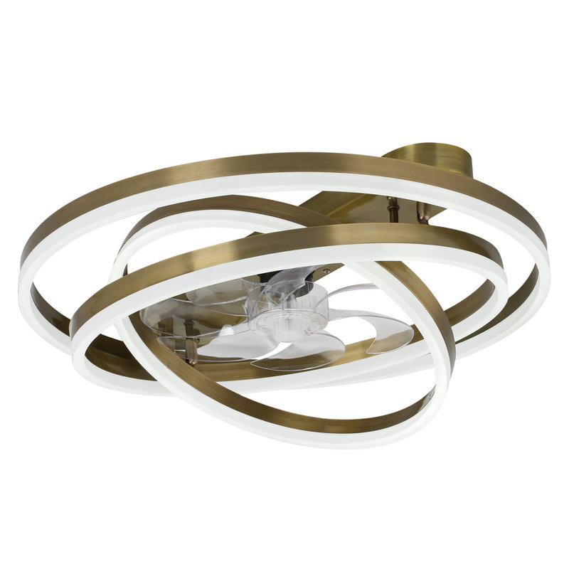 Ventilateur de plafond 24 po Hagensee, Doré