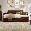 Lit de jour simple en bois massif avec tiroirs de rangement Antavious Coastal Cottage-797402883