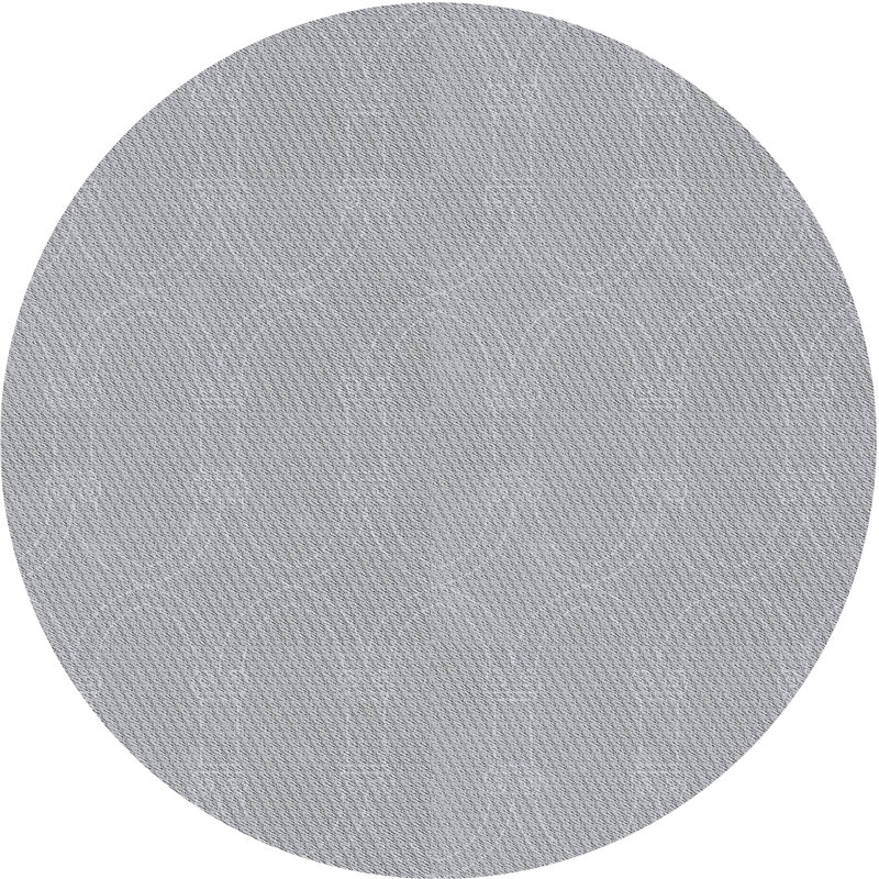 Tapis zone grise à motifs, Rond 5 pi