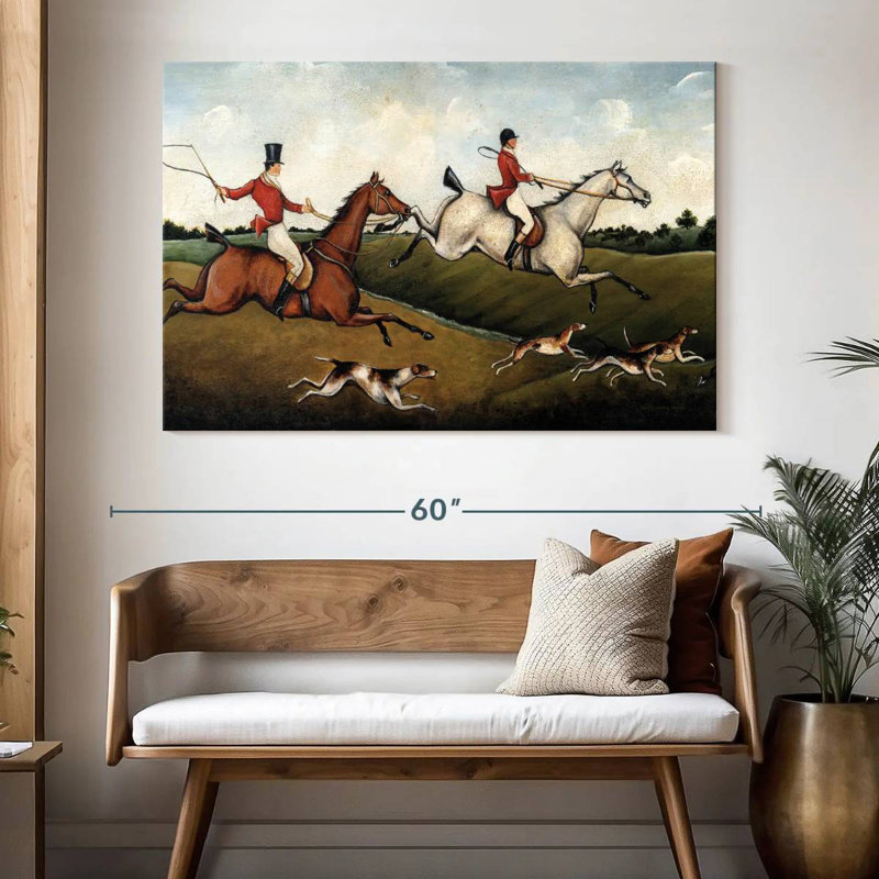 Senne The Hunt, 34" H x 51" W