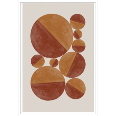 Paley "Burnt Orange Bols" Print