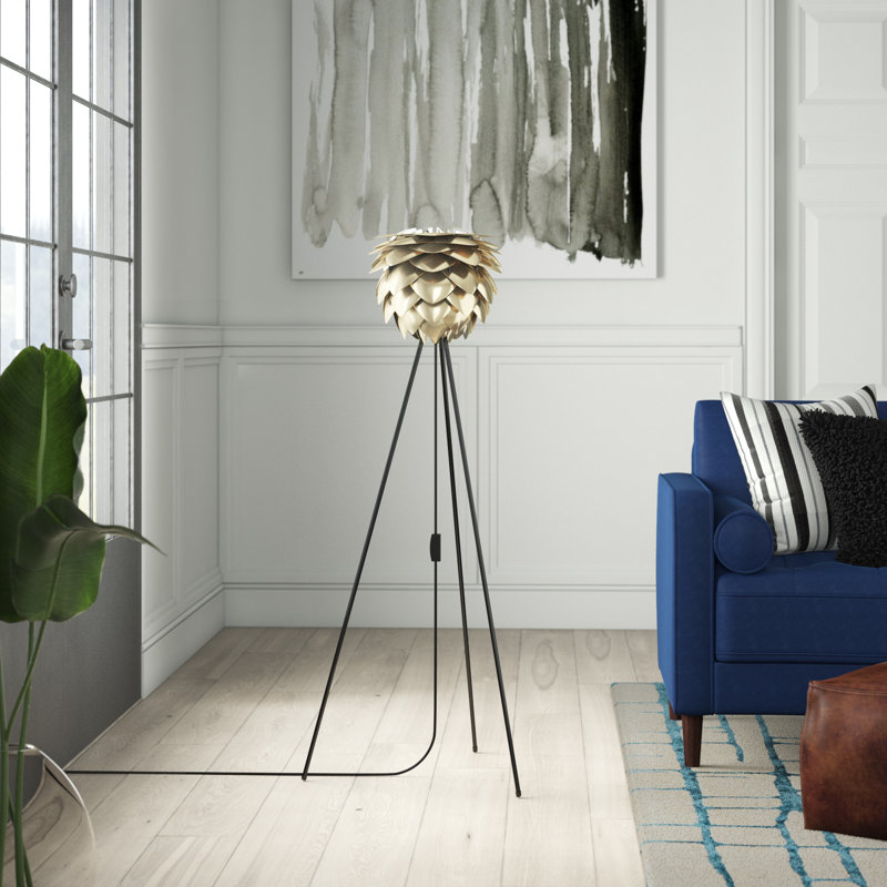 Lampe trépied 50 po Beland, Noir