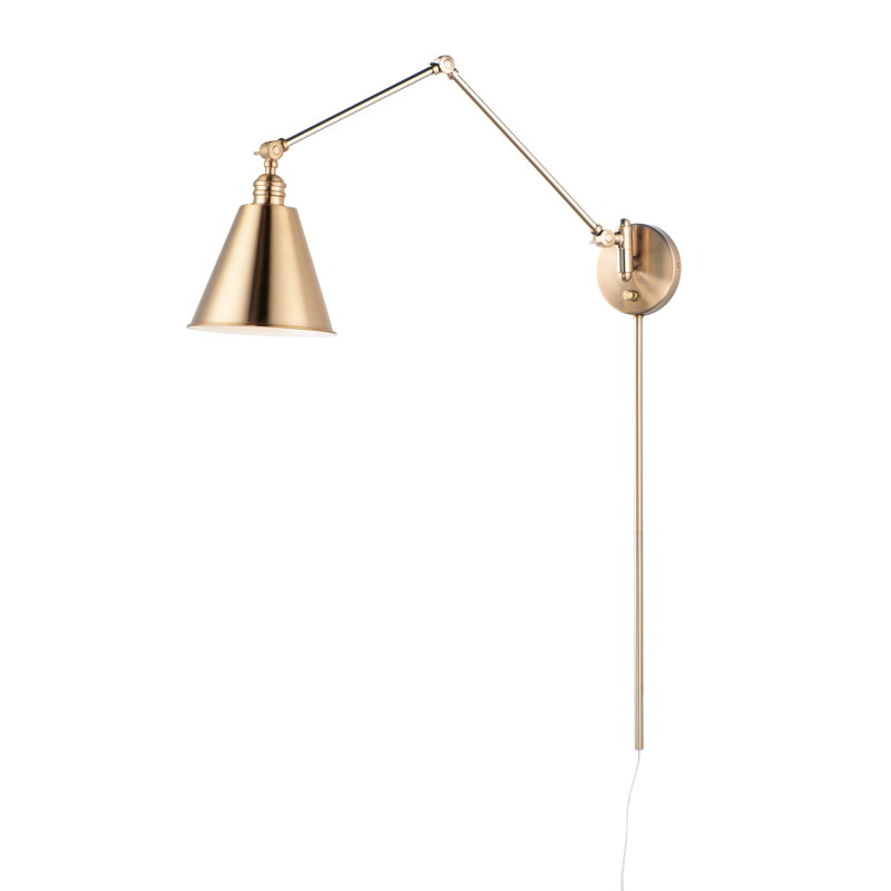 Kendal Swing Arm Sconce, Heritage