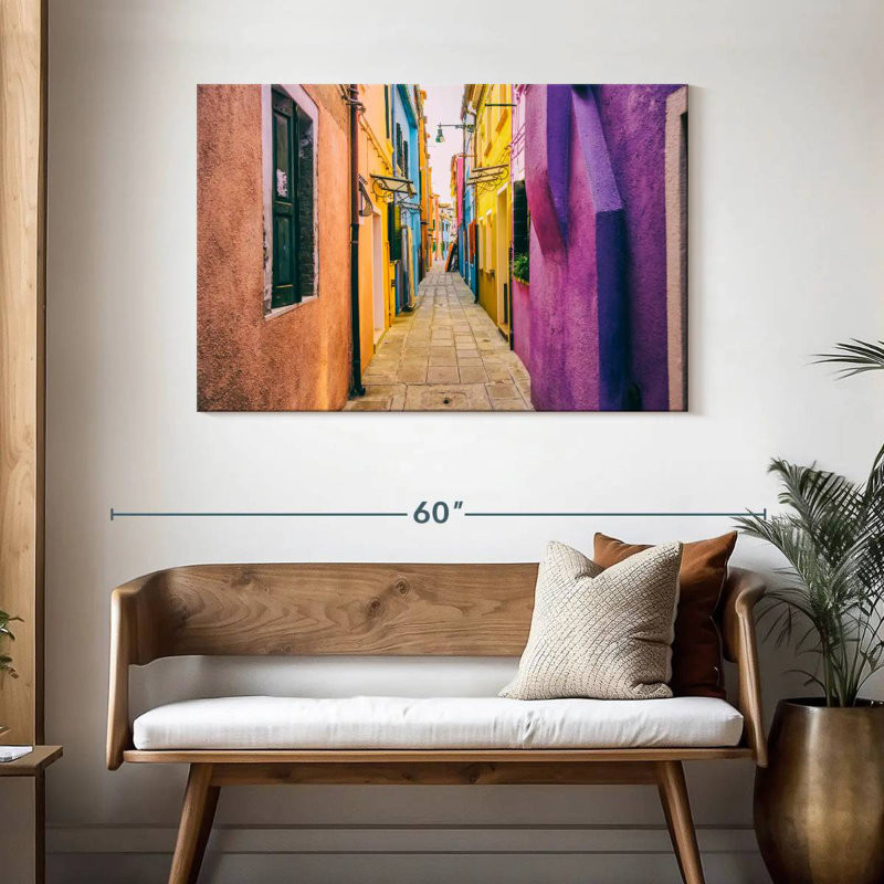 Kavia Burano Alley, 30" H x 45" W