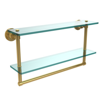 Arviso 2 Piece Tiered Shelf with Towel Bar