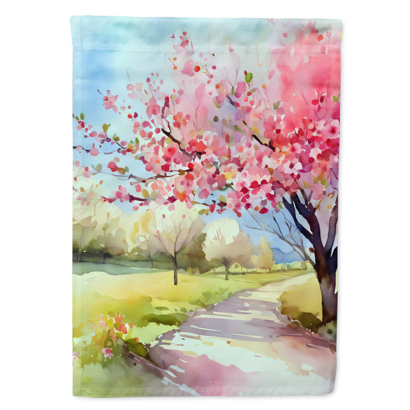 Drapeau de jardin double en polyester H 15,5 po x l 11,25 po