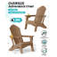 Ensemble de chaises pliantes pour 4 personnes Adirondack-1375324145