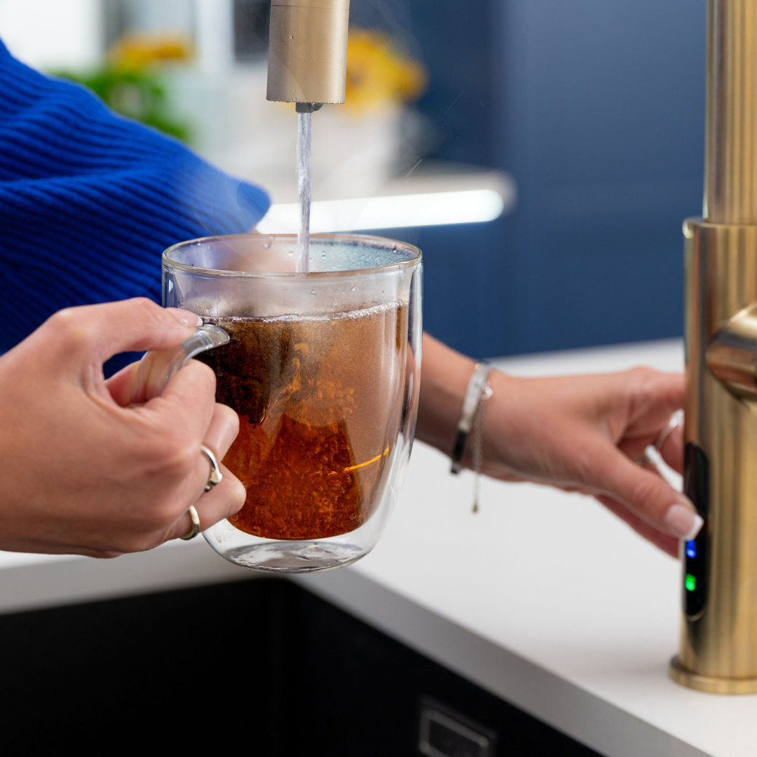 Digital 5-in-1 Sparkling Boiling & Chilled Tap - C-Shape - 2.4 Litre Boiler
