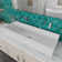 48" Fireclay Rectangular Trough Bathroom Sink
