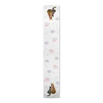 Clemenza Rectangle Independence Day Polyester Table Runner