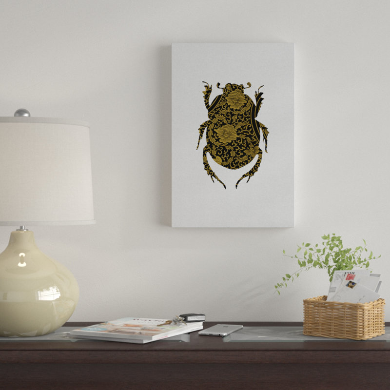 «Beetle I», impression sur toile, H 40 po x l 26 po x P 1,5 po, Toile tendue, Pas de tapis