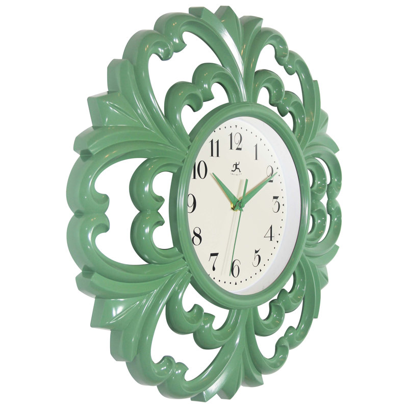 Horloge murale 15,5 po Siebeld, Vert