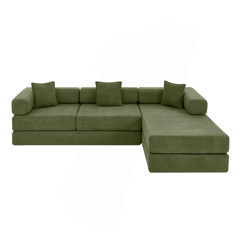 Canapé modulaire de Boneless, Vert