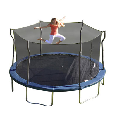 Propel Trampolines Kinetic 12' Round Backyard Trampoline with Safety Enclosure
