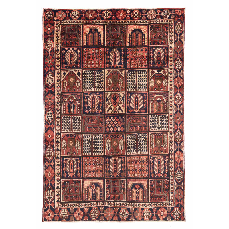 Tapis rouge Kayseri 6 pi 4 po x 9 pi 6 po