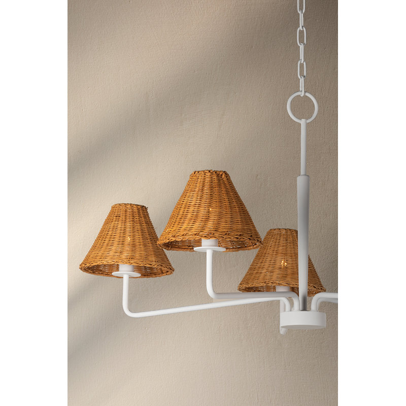 Issa Chandelier by TALI ROTH, Texture White