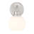 Maverick 1-Light Wall Sconce in Brushed Nickel-121637174