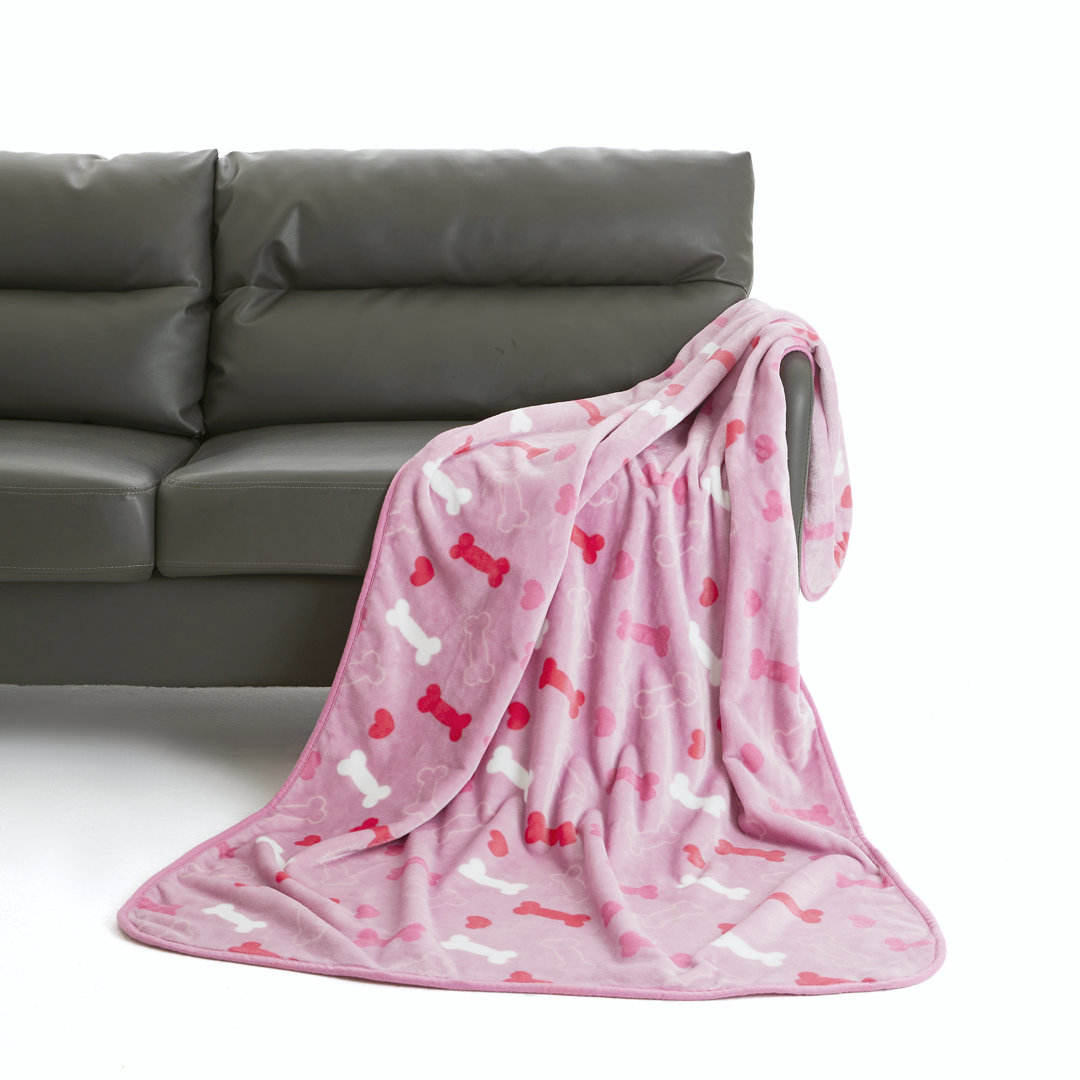 Animal Print Outdoor Fleece / Microfiber Pet Blanket Allisandro 