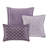 Premium Bedding Sets Polyester King, Modern Purple Jacquard For Home