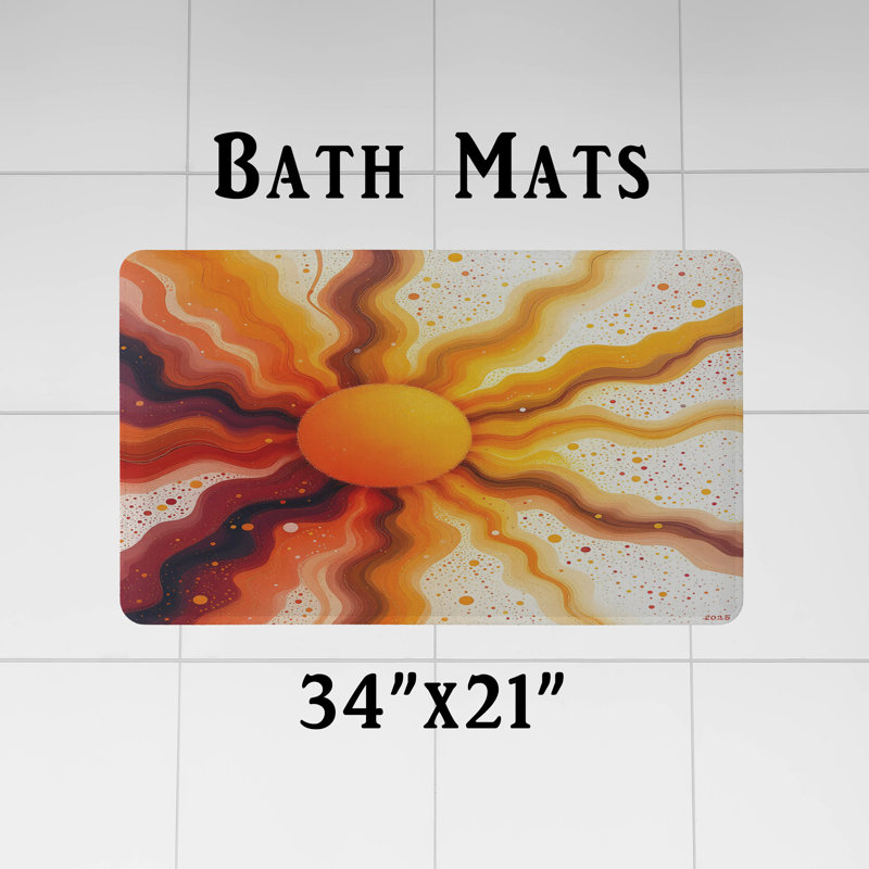 Rideau de douche avec tapis de bain, H 72 po x l 70 po