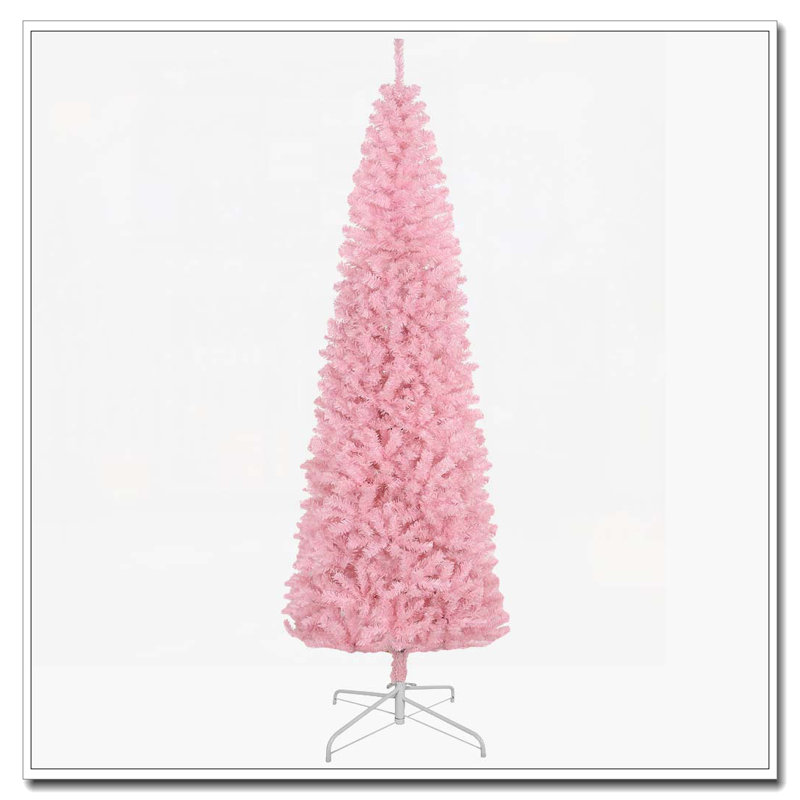 Sapin de Noël artificiel rose 8 'Tall