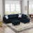 Upholstered L-Shaped Sectional Left Hand Facing-97582957-97582958