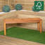 Bulkley Coniston 2 Seater Outdoor Wooden Garden Bench Stool