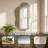 Irregular Tempered Glass And Aluminum Alloy Framed Wall Mirror-255948729-255948727