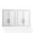 Savannah 2pc Wall Storage Cabinet White