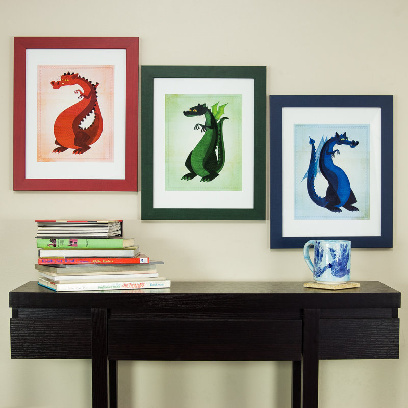Ensemble de cadres photo Fernald, 22 po x 28 po, Rouge