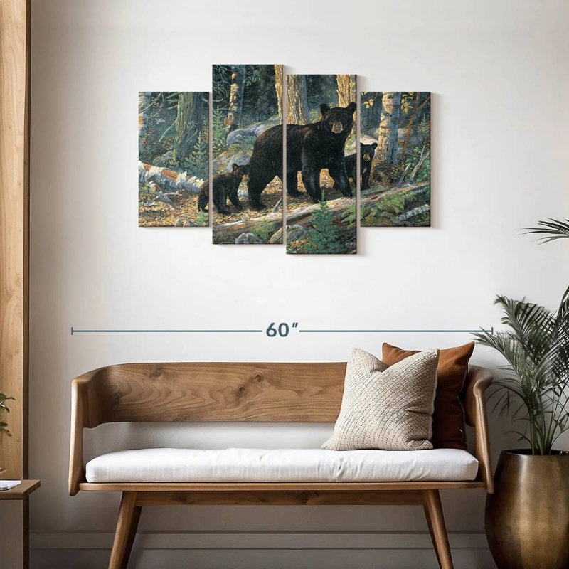Brampt Woodland Lessons, 27" H x 43" W