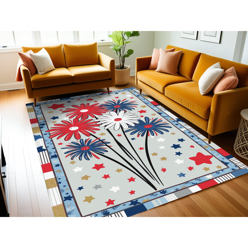 Tapis d'été Holiday The Aisle®, Rectangle 5 pi x 7 pi