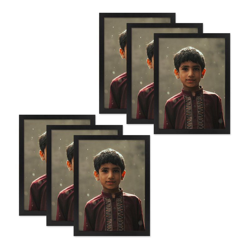 Cadre photo Gallery - ensemble de 6, 11,7 po x 16,5 po